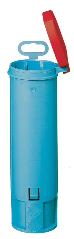 Ground sleeve made of full plastic