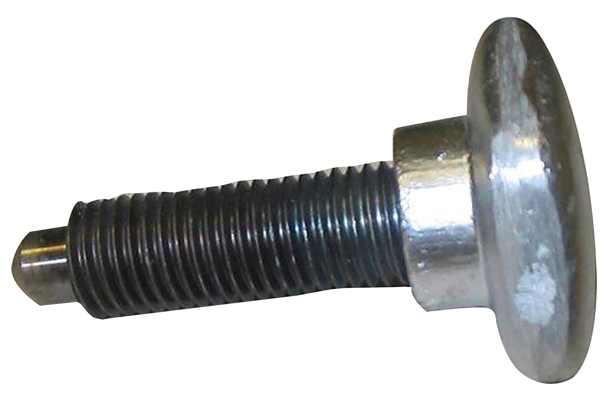 Adjusting screw for horizontal bar