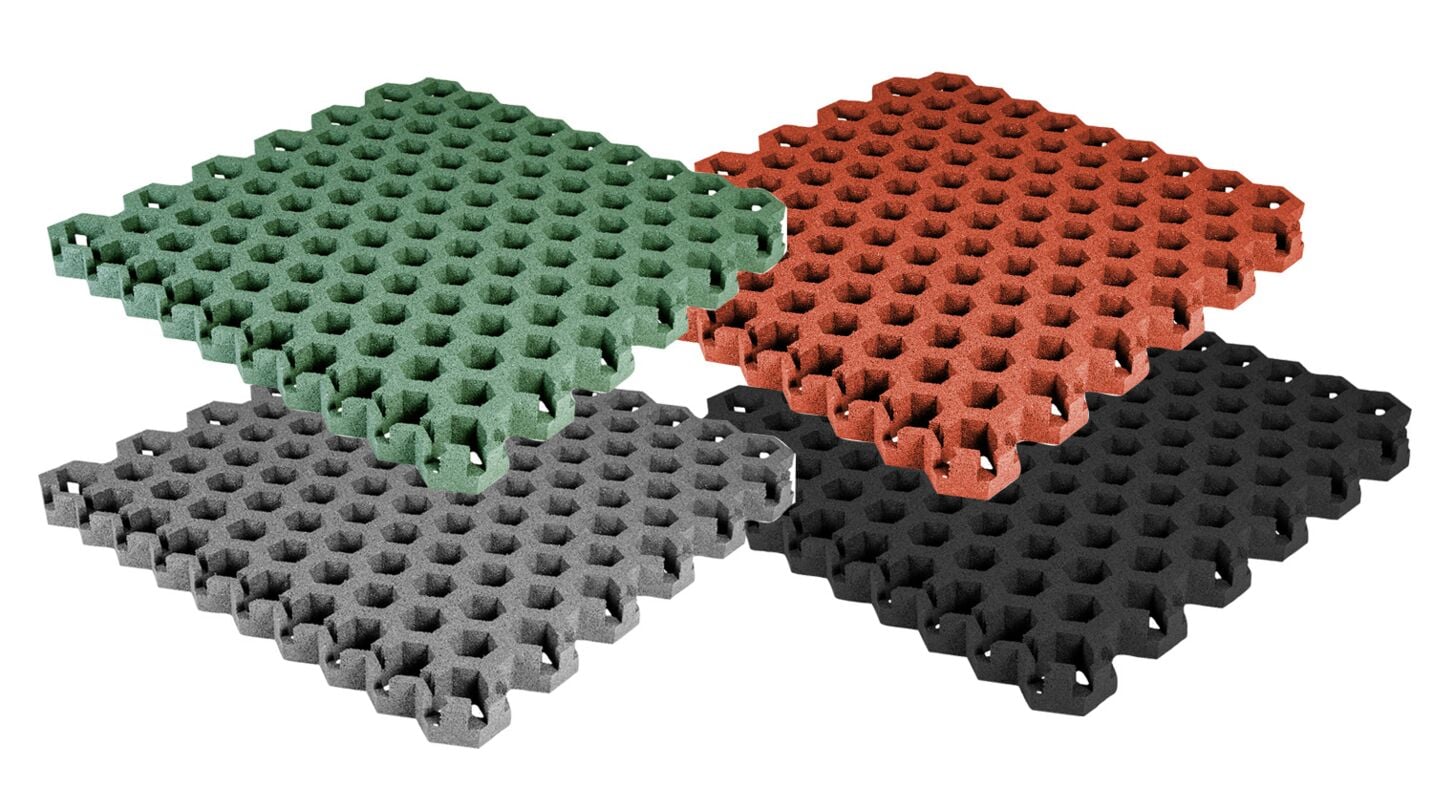 Grass Grid Plate Hexagon®