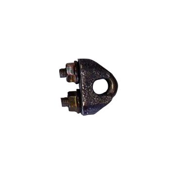 Rope clamp for 5 mm diameter rope