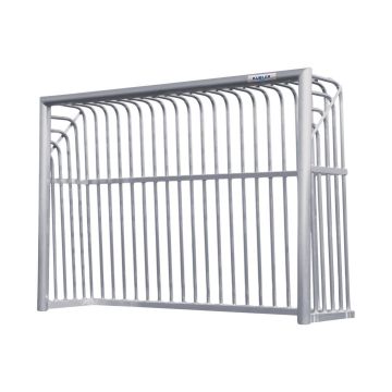 Kübler Sport® Fully welded aluminum solid soccer goal