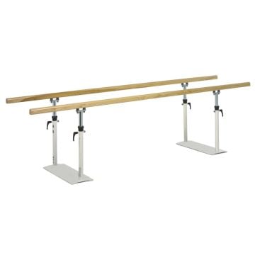 Ferrox® Walking Bars with Wooden Handrail, Foldable