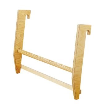 Curtain rung for climbing walls