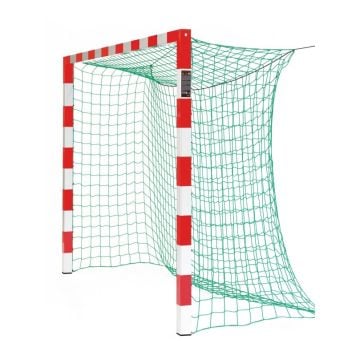 Handball goal FIX for installation in ground sleeves.