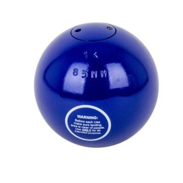 Competition shot put made of steel