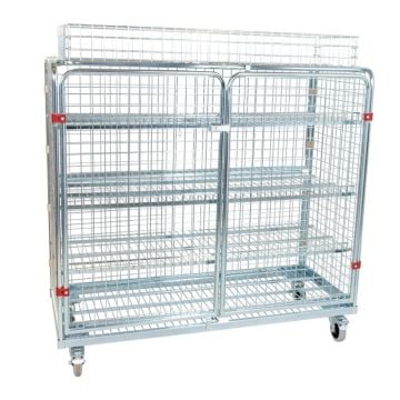 Shelf trolley with basket attachment ADB 1200