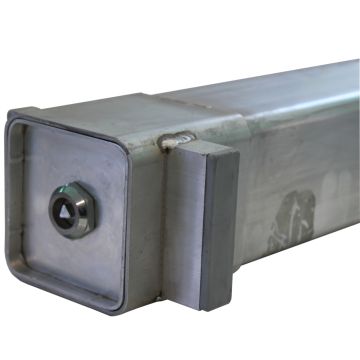 Ground sleeve SPECIAL lockable, 80 x 80 mm, 35 cm insertion depth