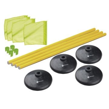 K&uuml;bler Sport&reg; Grenzstangen 4er-Set MINI f&uuml;r Kunstrasen
