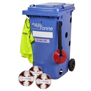 Kübler Sport® Ball Bin Set SOCCER LIGHT