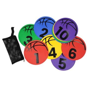 tanga sports&reg; Bodenmarkierungs-Set Zahlen, 10er-Set