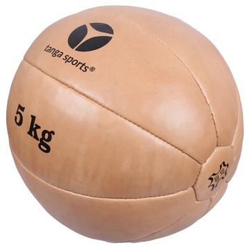 tanga sports® Leather Medicine Ball