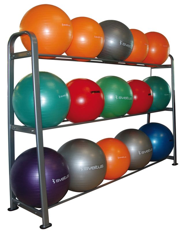 Gymball Sveltus 75cm - Ballon De Gym Pilates | Renforcement Musculaire, Équilibre | Couleur Parme