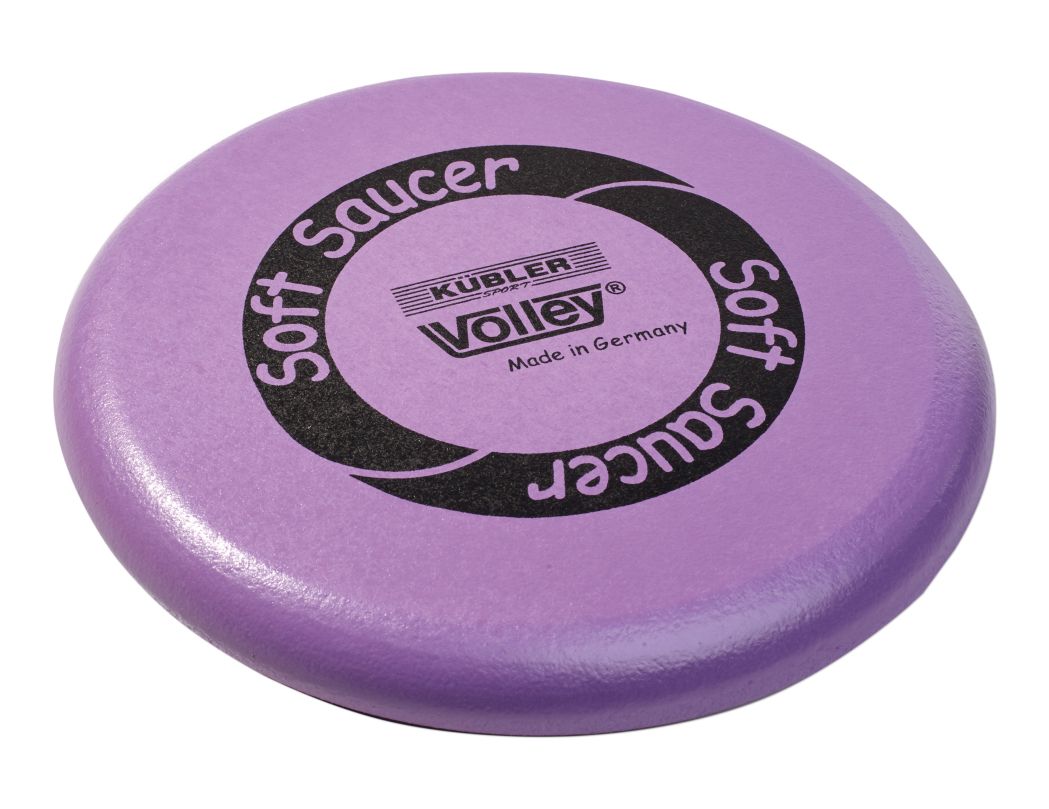 Volley 250mm Elephant Skin Soft Saucer - Violet PU Foam Flying Disc Made In Germany