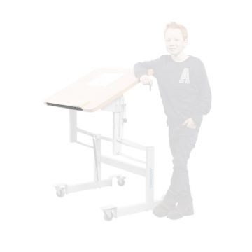 Flat edge, for work table 58 x 0.5 cm, light gray.