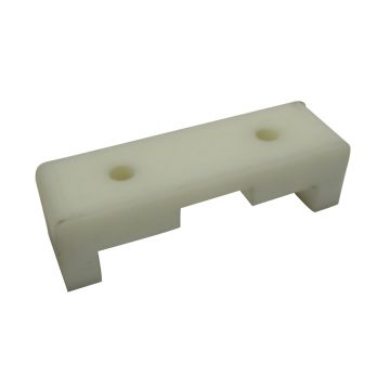 Guide jaws for recess crease