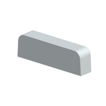 Front panel for plastic covers