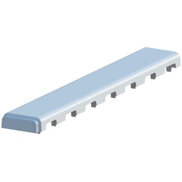 Covers for hollow profile guttering
