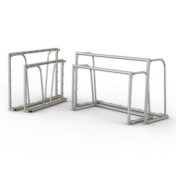 Kübler Sport® Mini Training Goal FUN with octagonal profile and foldable net brackets