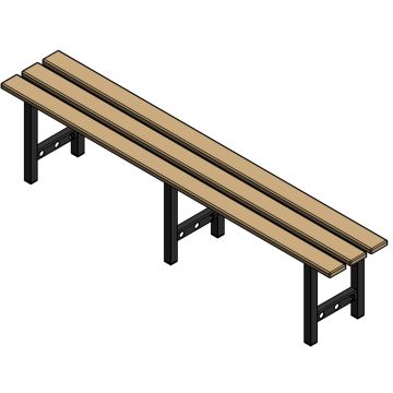 Changing room benches