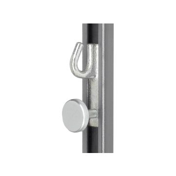 Slide hook for wall game rail