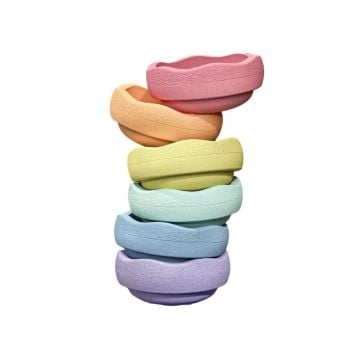 Stapelstein® Original Mini Rainbow Pastel, Set of 6