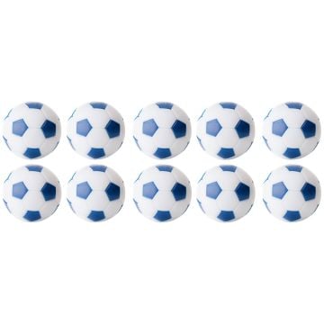 Table Soccer Foosballs, Colorful, Set of 10