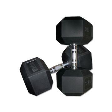 tanga sports® Dumbbell Set Hex, Rubberized