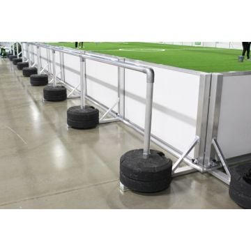 Add-on Free-standing Indoor Rink Boards PREMIUM: Handrail