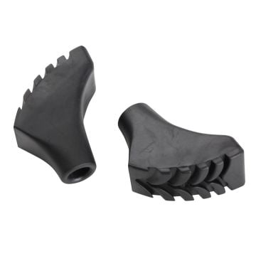 Rubber buffers for telescopic Nordic walking poles