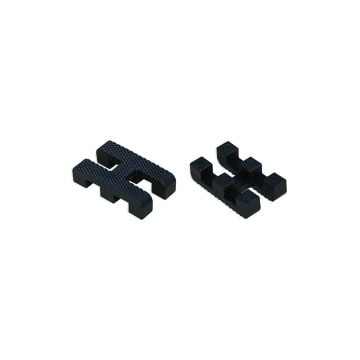 Clip fastening for bath mats set of 10