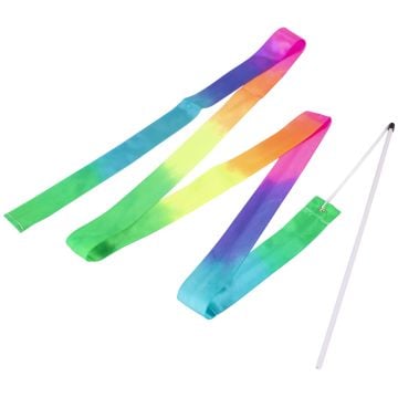 Rainbow gymnastics ribbon
