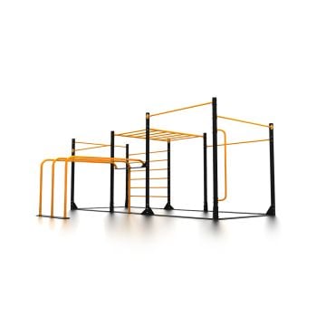 Streetworkout Station CUBE RACE 002, free-standing
