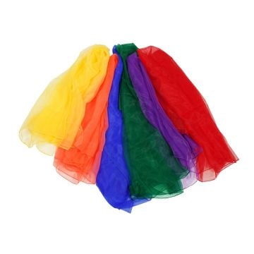 tanga sports® 6-Pack Chiffon Scarves, 140 x 140 cm