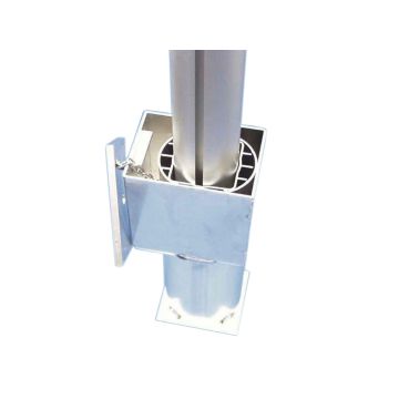 Combination ground sleeve with lid