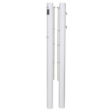 Court Royal® Tennis Net Posts White