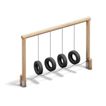 PLAYPARC® Balancing & Climbing Park Element Monkey Swing