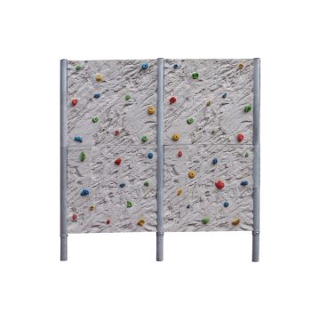 Kübler Sport® Climbing Wall with Rock Structure, Freestanding