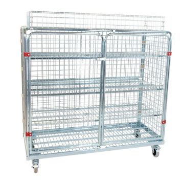 Shelf trolley with basket attachment ADB 1200