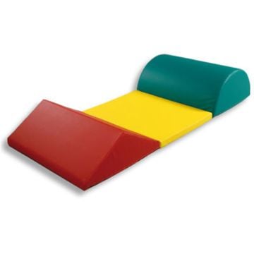 Roof-shaped mat