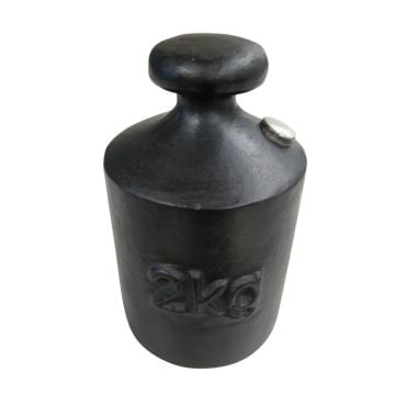 Button weight 2 kg with calibration