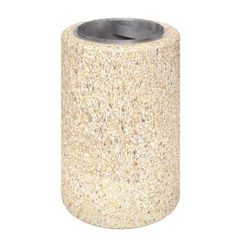 Round 70 l Waste Container, Concrete