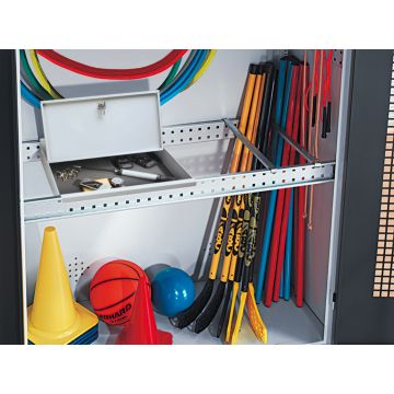 Lockable storage compartment
