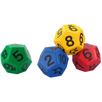 Volley® ELE Foam Dice, 12-sided