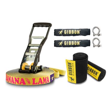 GIBBON® Slackline Bananalama incl. Tree Protection