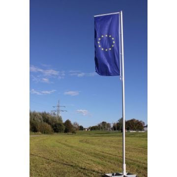 Aluminium Flagpole Type MH with Backdrop System, 6.00 m above ground