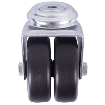 Double swivel castor Ø 75 mm