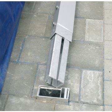 Special ground sleeve for pole vault stands.