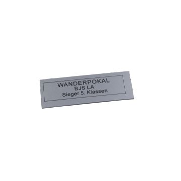 Engraved plate for trophies