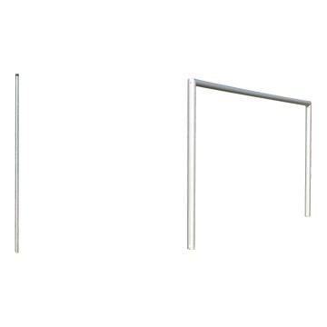 Kübler Sport® Soccer Goal STADIUM corner welded, free net suspension