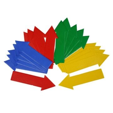 Kübler Sport® Floor Marking Arrow, Set of 5